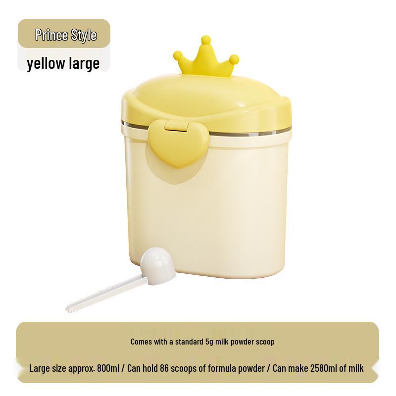 Sealed, Moisture-Proof Baby Milk Powder and Cereal Storage Container for Outings