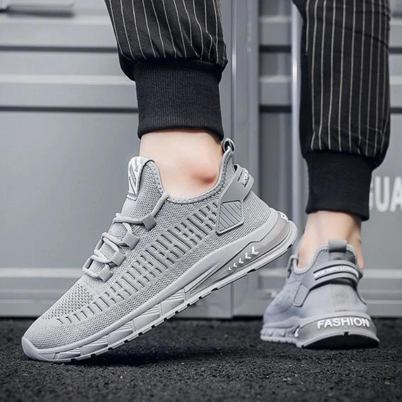 Men's Sports Shoes Stylish and Comfortable Running Outdoor Classic Casual Shoes Men's Mesh Sports Shoes Zapatillas De Hombre