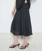 ILLIGO Bow Chiffon Lace Skirt Black