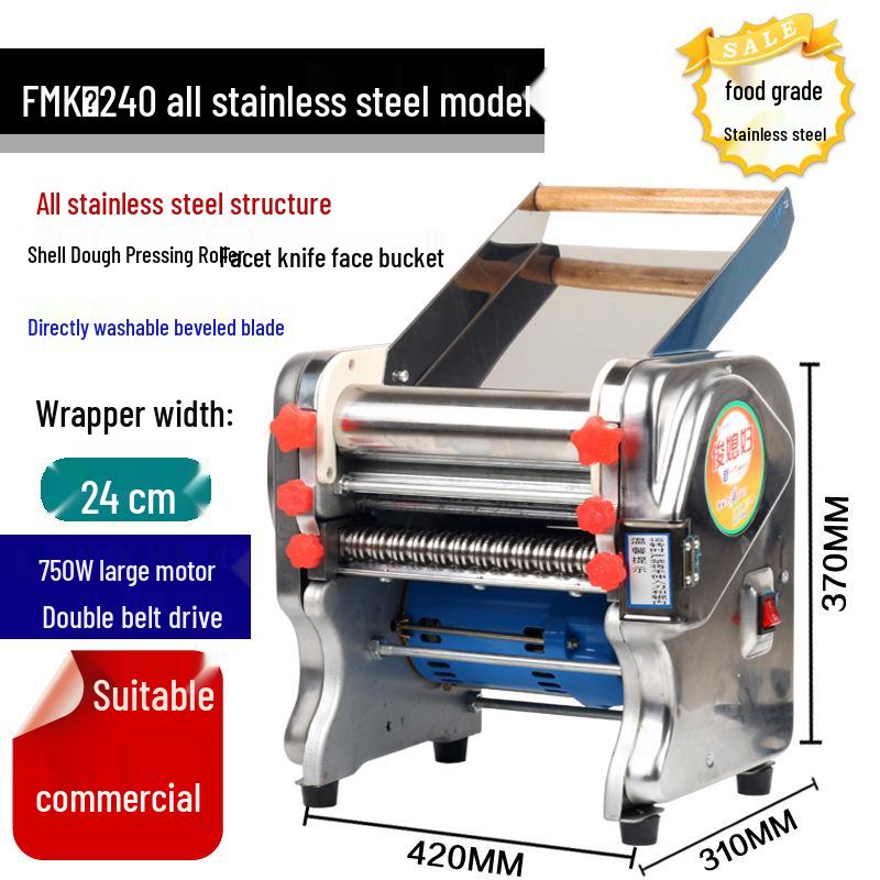 Elektrische Nudelpresse aus Edelstahl: Automatische Knödel- und Teigknetmaschine