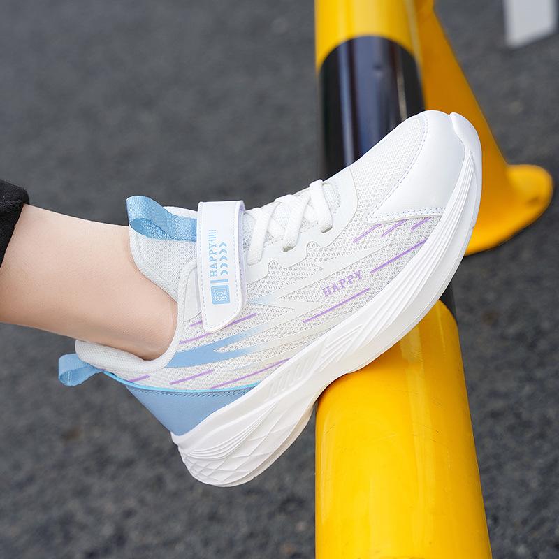 Nové dětské boty Jarní a letní chlapecké síťované boty Prodyšné sportovní boty Ohňostroj dětské boty