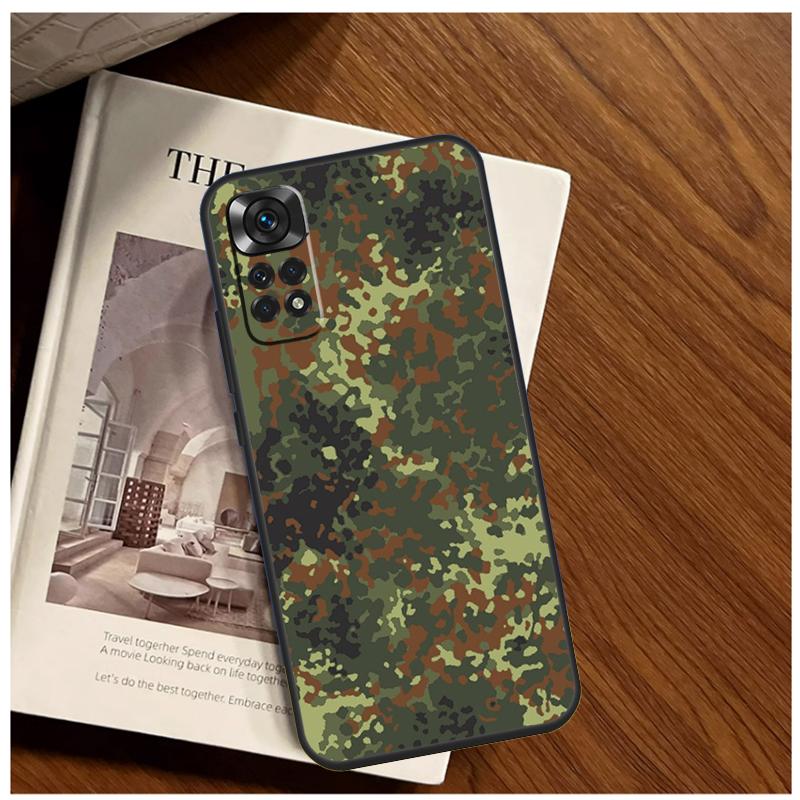 Army Camo Camouflage Case For Xiaomi Redmi Note 11 10 9 12 13 14 15 Pro Plus Cover For Redmi 15 C 10C 13C 12C 14C