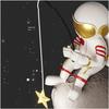 Astronaut Wall Light LED Star Projector Dimmable Bedroom Lamp Black