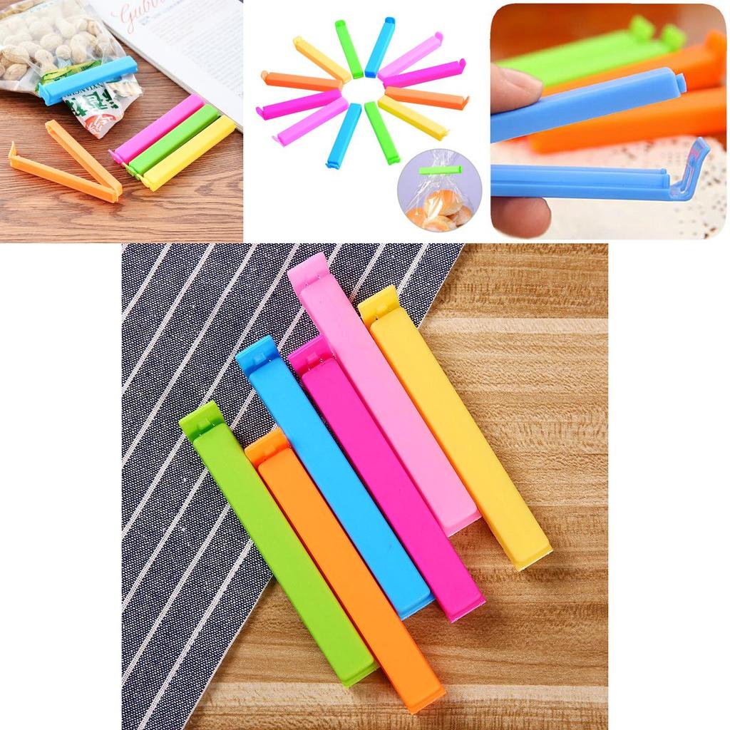 Colorful Random Kitchen Sealing Bag Clips Perfect For Snacks And Dry Food Storage