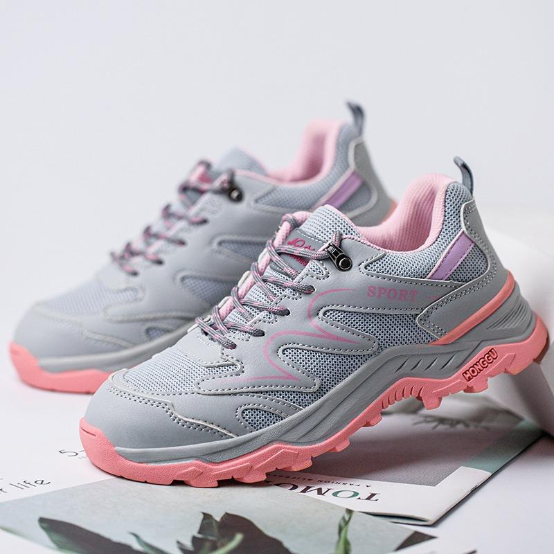Women's work shoes anti-smashing and anti-piercing labor insurance shoes Women's breathable and lightweight casual labor insurance shoes