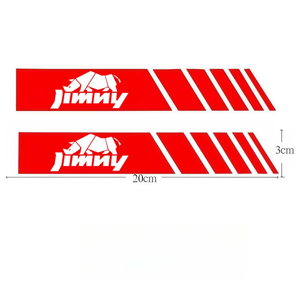 Suzuki Jimny Car Rearview Mirror Auto Side Rearview Mirror Car Universal Reflective Stripe Warning Decal for Most Set Suzuki Sticker, Stripe,