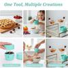 6 Hole Food Grade Cherry Pitter, Fast Pit Remover for Baking, Cocktails & Dessert Preparation