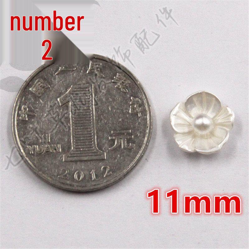 ABS Imitation Pearl Large Flower Center with Three, Four, and Five-Petal Options