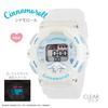 Sun Flame Sanrio Cinnamoroll Digital Watch with Backlight and Alarm J-Axis Function, Clear, CR3C0003-CNC, Girls'