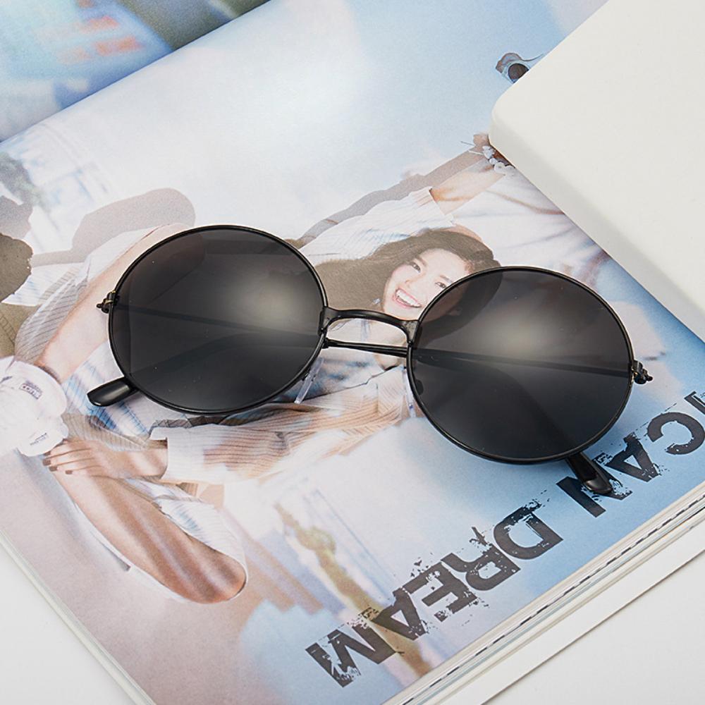 Retro Sunglasses Men's and Women's Round Prince Sunglasses Toad Glasses Color Reflective Sunglasses On the Beach Prince Glasses