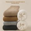 "Men's Thick Wool Socks: Velvet-Lined, Warm, and Lengthened for Autumn and Winter"
