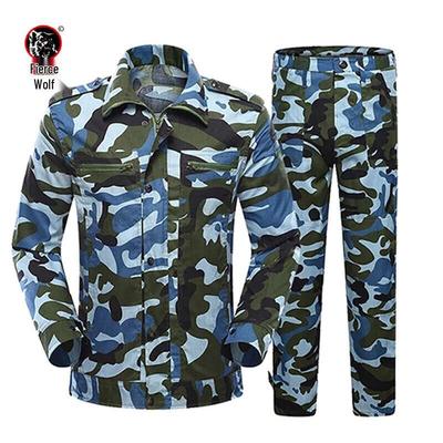 Ensemble d'uniforme de camouflage d'extérieur unisexe Han Lang
