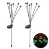 2Pcs LED Solar Scary Eyeball Swaying Lights Realistic 3D Design