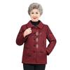 Plus Size Winter Fleece Jacket for Moms and Grandmas - Warm Cotton Coat for Mid-Aged and Elderly Women