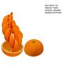 3D-printet Citrus Fidget Legetøj Stressreducer Udvidbar Spiral Kædebold med Glat Bevægelse Realistisk Appelsin Citron Legetøj Fokusforbedrende Gadget