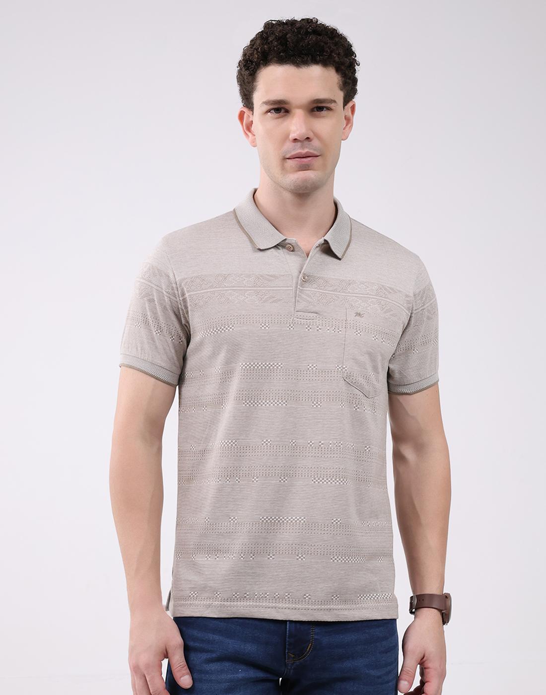 

Monte Carlo Men s Regular Fit T-Shirt L бежевый