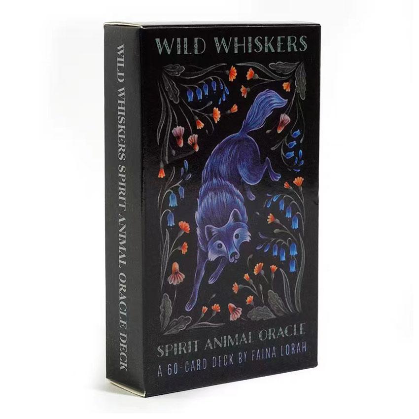10,3 X 6 cm Wild Whiskers Spirit Animal Oracle kortspill