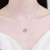 Kuaishou Douyin Sunflower Moissanite Women's Luxury Necklace Pendant