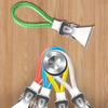 Set of 4 Towel Clips for Tea Towels, Suitable for Kitchen and Bathroom Use, Featuring Multipurpose Hangers with Loop Hooks for Convenient Home Storage