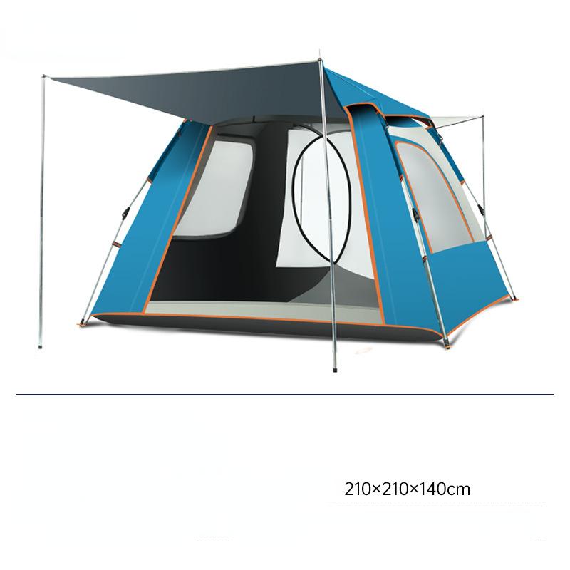 5-8 Person Outdoor Automatic Quick Open Tent Rainfly Waterproof Camping Tent Family Outdoor Instant Setup Tent with Carring Bag
