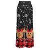 Women's Fashion Christmas Elements Printed Loose Casual Wide Leg Pants
