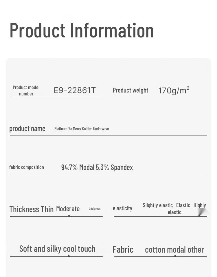 Shuya Men's Black Label 50S Modal Regal Print Boxer Briefs