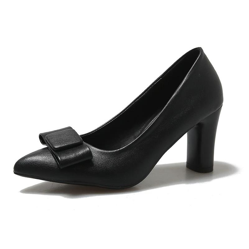 

Мода Модная женская обувь на высоком каблуке Женские туфли-клинья с бантом Женские туфли на ремешке Элегантный дизайн Женский размер обуви 34-45 42 чёрный