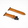 Correa de cuero genuino Para banda de Apple watch 44mm 40mm 42mm 38mm Pulsera de cocodrilo correa iwatch serie 7 SE 6 5 4 3 8 45mm 41mm
