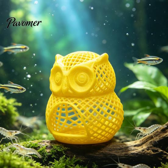 Underwater Cave for Shrimp Owl Fish Tank Hideout, Aquarium Cave, Hollow Colorful Hideout Hide Betta Decoration Decorative Small Pets