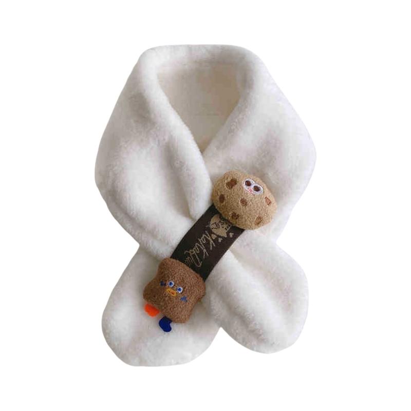 Kleinkind Fleece Nackenwärmer Kinder Plüschschal Baumwollschal für Winter Outdoor-Aktivität Geeignet für Kinder 3 bis 10 Jahre