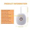 F26C Vibrating Alarm Clock Strong Wake Artifact 2 Vibrating Modes Multifunctional for Hearing-impaired Deaf Bedroom Digital