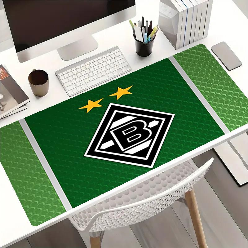 Borussia Mönchengladbach LOGO Mouse Pad - Non-Slip Rubber Base, Smooth Surface for Work,Gaming,Office,And Home Use, Desk Mouse Pad