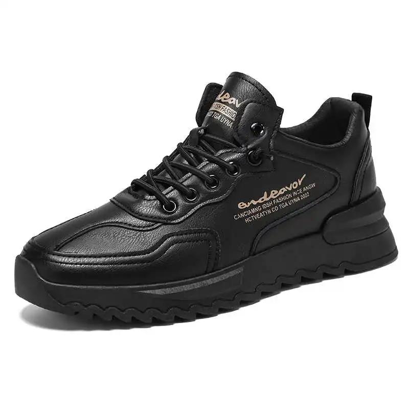 Fashion Appearance Increases High Platform Fitness Gym Shoes Casual Womens Boot Black And White Sneakers Sport Botasky Zapatiilas