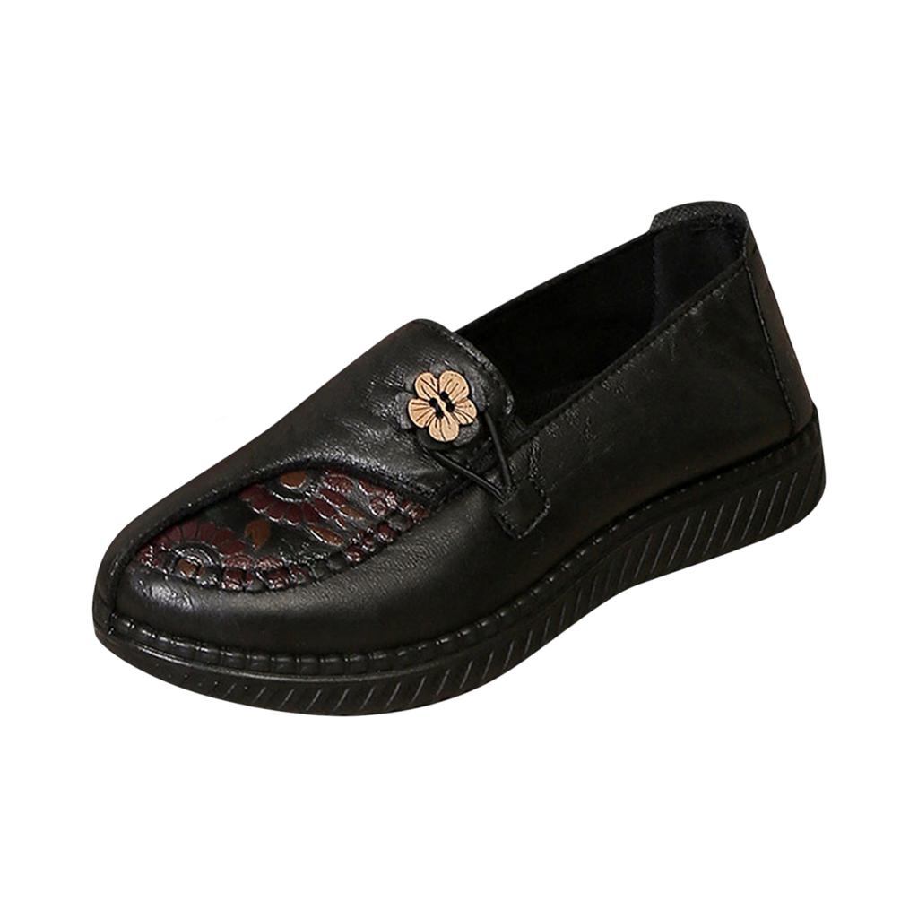 Loafer Schuhe Für Damen Leichte flache Schuhe Lässiger Komfort - Gehen Schuhe Mit Blume