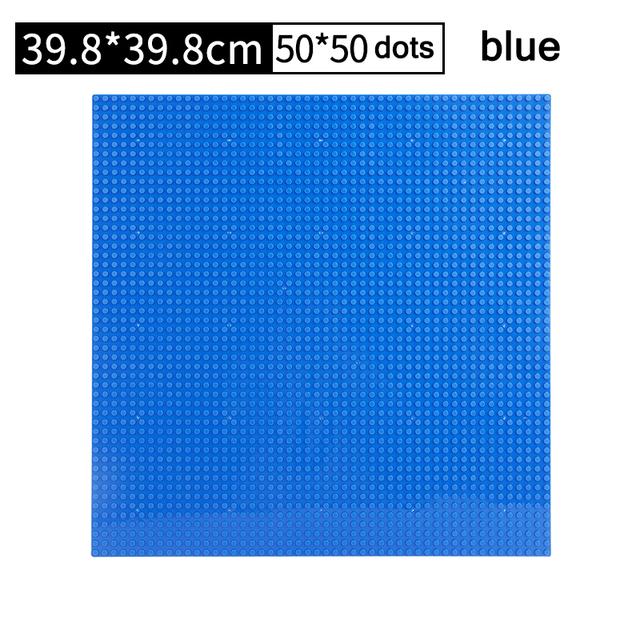 32*32 50*50 Dots Classic Base Plates Blocks DIY Small Size City Road Bricks Baseplates Construction Building Toys For Kids Gifts