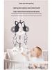 Happy Monkey Black & White Baby Rattle and Stroller Wind Chime