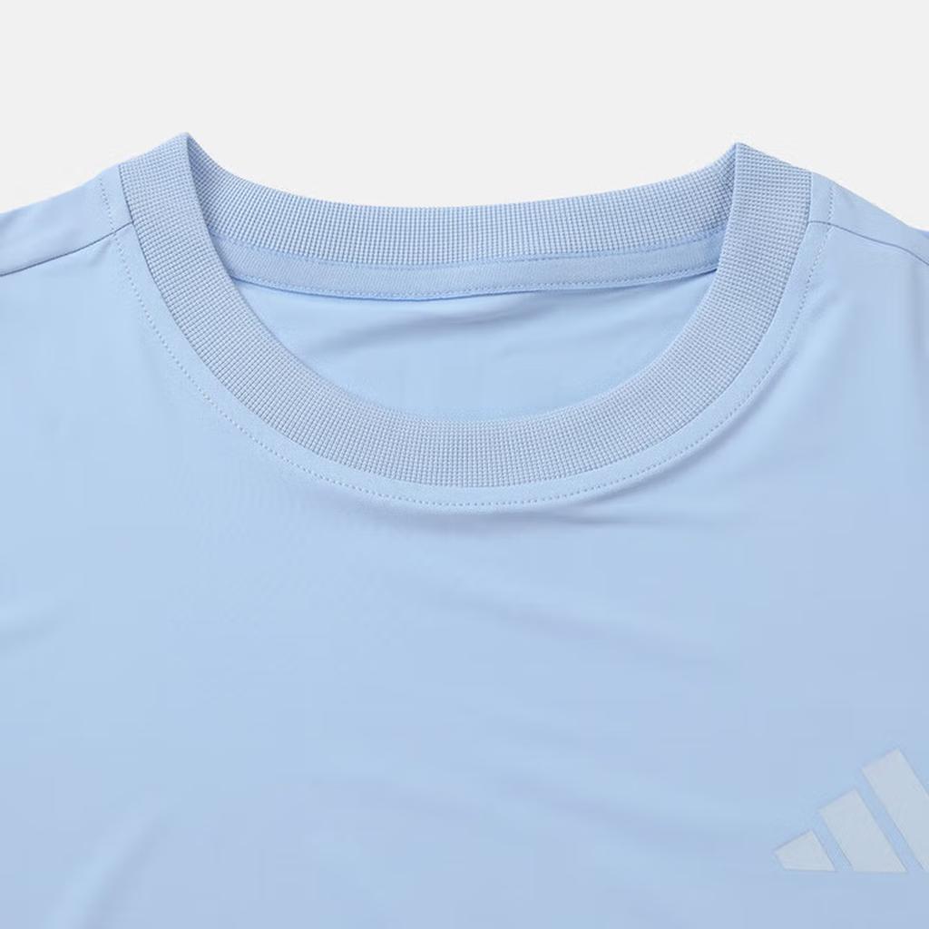 Adidas T-Shirt Ss26 Solid Color Short Sleeve Crew Neck Pullover Kids tops KG5983