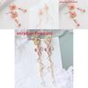 Cherry Blossom Elegant Sakura Asymmetric Earrings With Geometric Shape For Summer Fashion