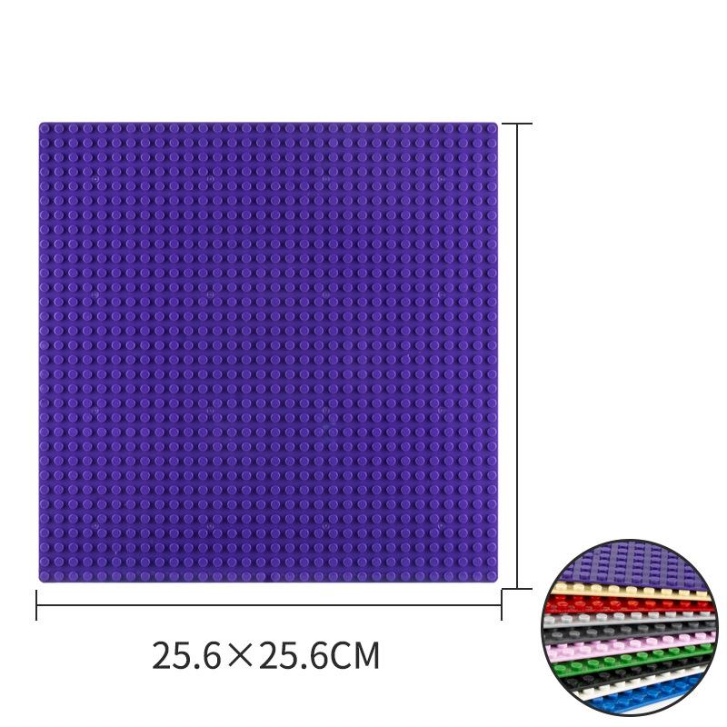 32*32 Noppen Grundplatten 10 Farben Klassisch Vintage Retro Bausteine Platten Montageblock Bausteine Grundplatte Kompatibel mit Kleinen Bausteinen