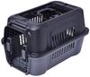 Tough House Dog and Cat Size M Two-Door Carrier, Black,