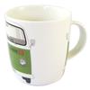 Volkswagen [Q1841] - Vintage Green 'Volkswagen' Porcelain Mug - 93x85 Mm (37 Cl)