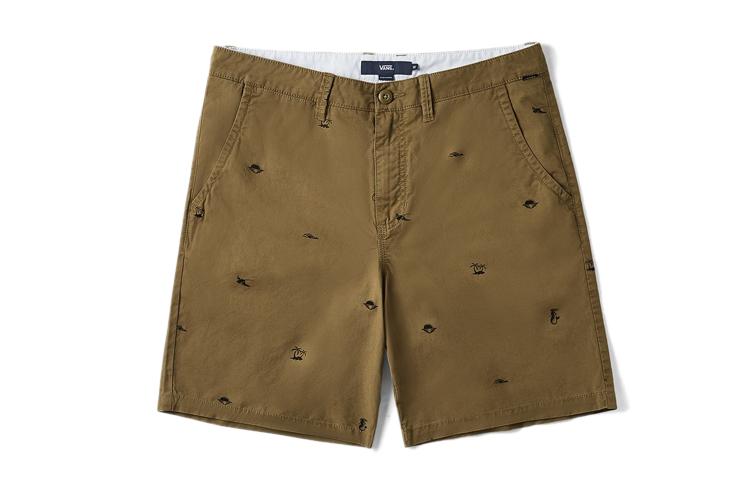 Vans Authentic Casual Shorts Men s Brown Moderate VN0A3W4RYQK 28
