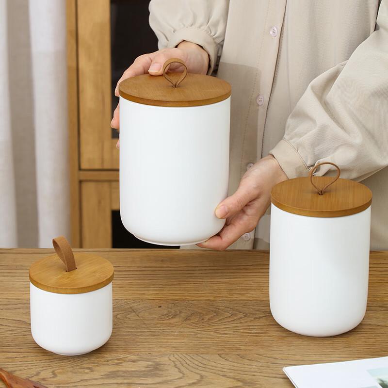 Nordic Matte Ceramic Storage Canister Set