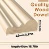 1/2/4/8PCS Decorative Wood Moldings Wooden Furniture Applications Decals for Walls Wood Corner Cabinet Applique Home Decor