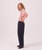 Minasu Mns Striped Cotton Collar T Shirt_Pink