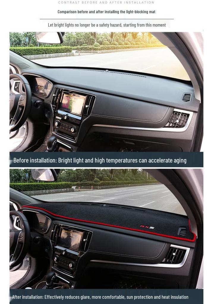 Haval H6S Anti-Glare Dashboard Mat for Sun Protection and Interior Decor