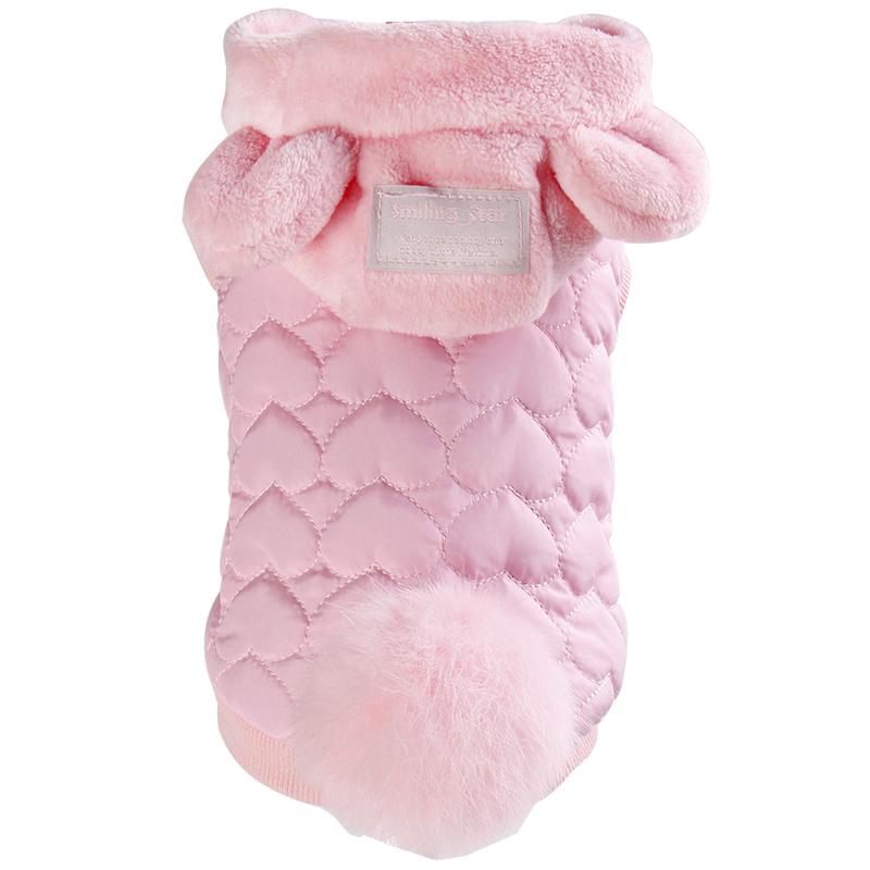 Dog Clothing Winter Pet Coat Jacket Hoody Outfit Cat Chihuahua Yorkie Puppy Costume Apparel Poodle Bichon Pomeranian Pet Clothes