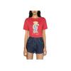 Polo ZS23 Beerprint Ronde Hals Korte Mouw T-shirt Dames Tops Rood 211905673-001