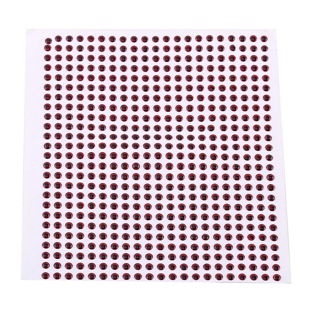 500pcs 3/4/5mm Fishing Lure 3D Eyes Fly Tying Crafts Jig For DIY Lure Baits Making