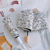 Cream Rabbit Umbrella Female Automatic Foldable Mori Style Sun Umbrella Sunny and Rainy Dual-Use Vinyl Sun Protective Sun Umbrella Young Adult Heart